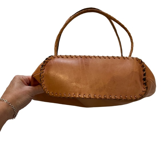 Patricia Nash Biadia Braided Flower Satchel Tan - Picture 13 of 16